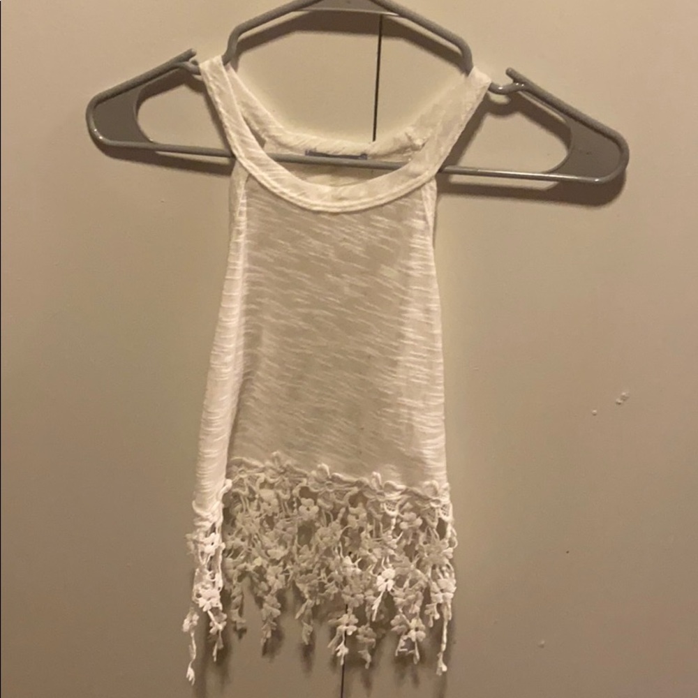 White Crop Top